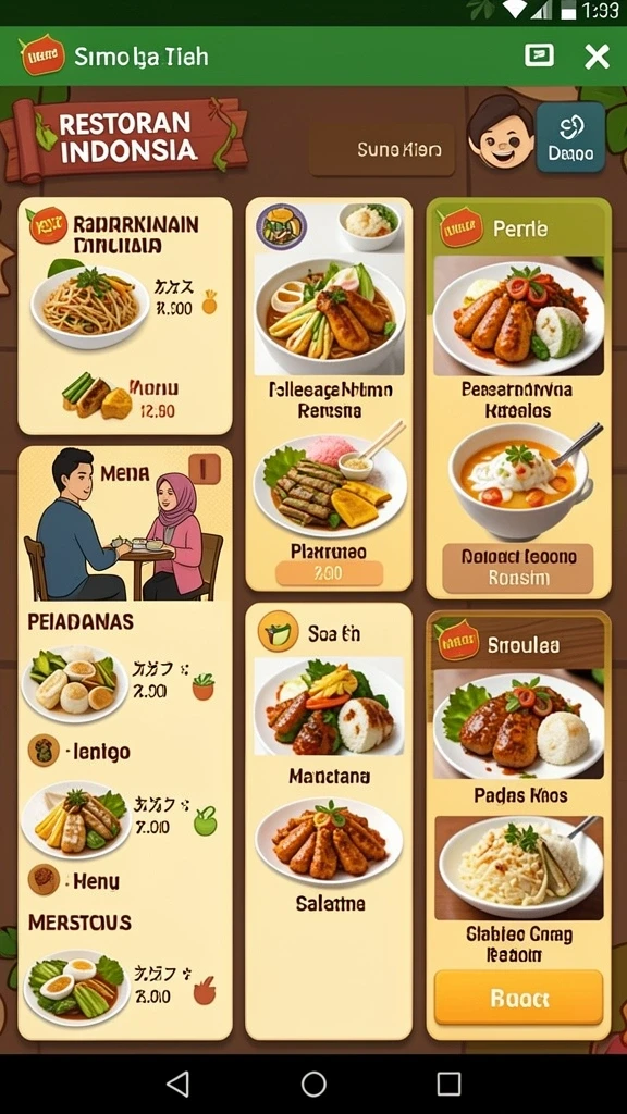 Tampilan antarmuka yang menarik dan mudah digunakan.