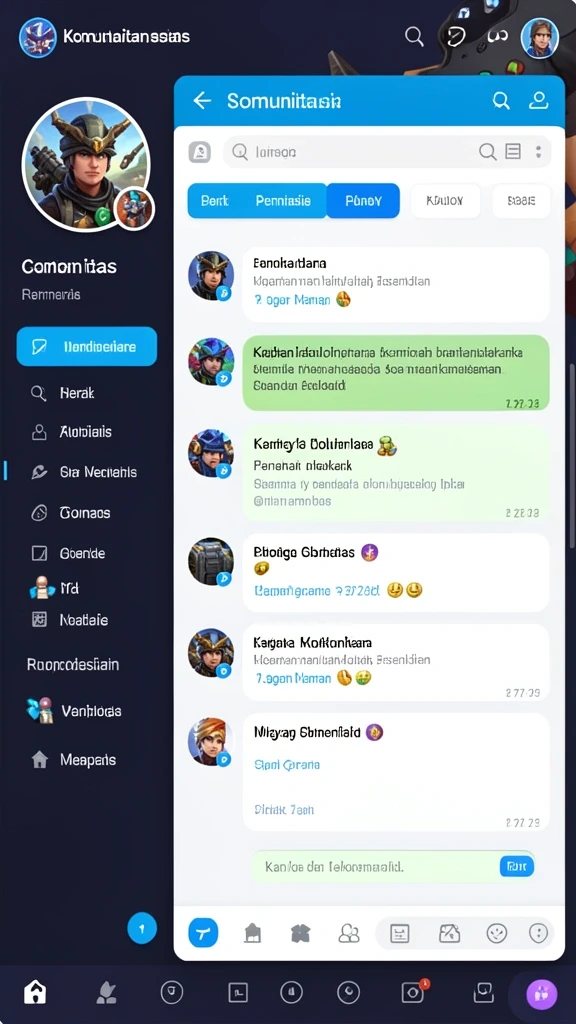 Karakter unik yang menambah keseruan permainan.