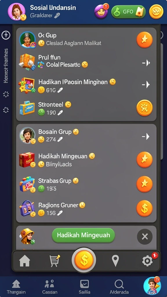 Tampilan antarmuka pengguna yang intuitif.
