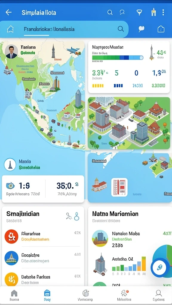 Karakter-karakter unik yang siap beraksi.