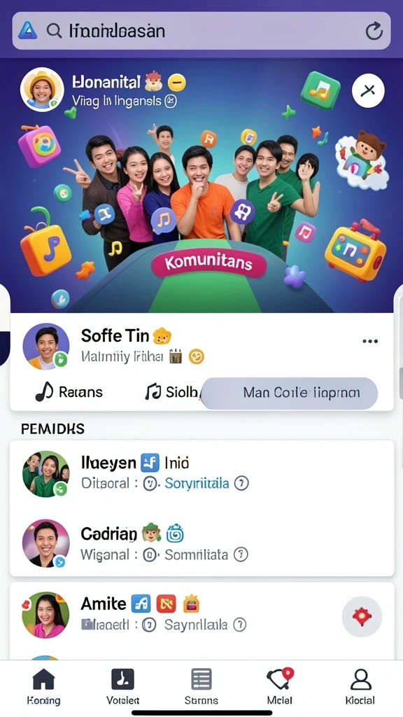 Karakter yang dapat dikustomisasi sesuai selera Anda.