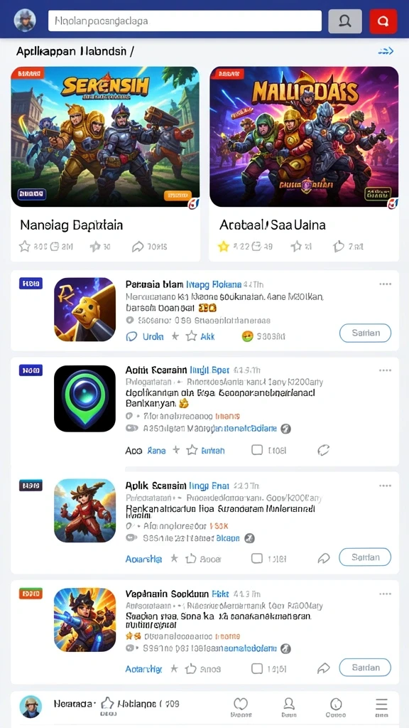 Gambar menampilkan fitur interaksi sosial antar pemain.