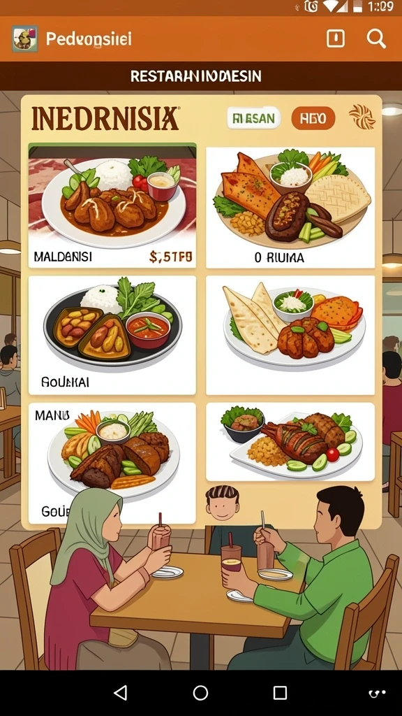Karakter yang dapat dipilih dengan desain yang unik.