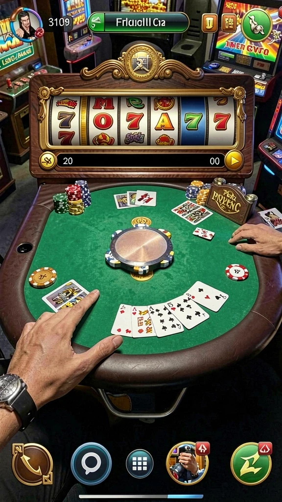 Tampilan menarik dari antarmuka utama BIG77.