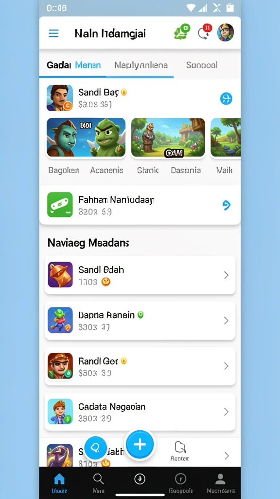 Screenshot aplikasi BOSVIP88 dengan tampilan permainan yang menarik.