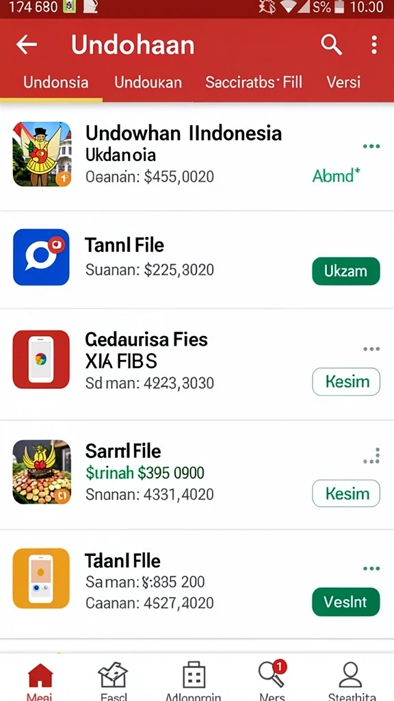 Tampilan awal yang menarik dan mudah dinavigasi.