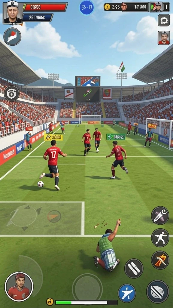 Fitur multiplayer yang mendebarkan dan kompetitif.