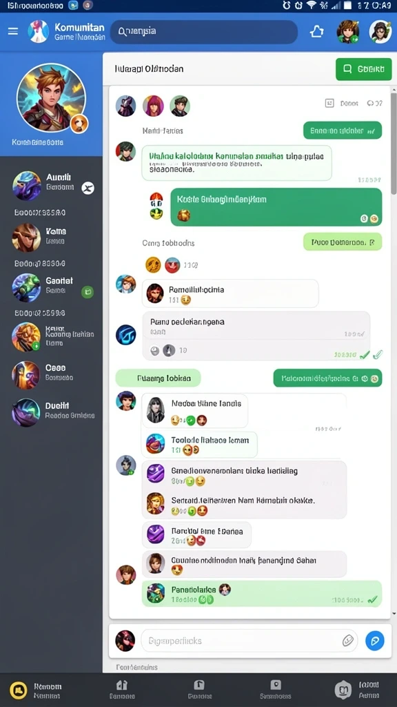 Karakter-karakter unik dengan kemampuan spesial.