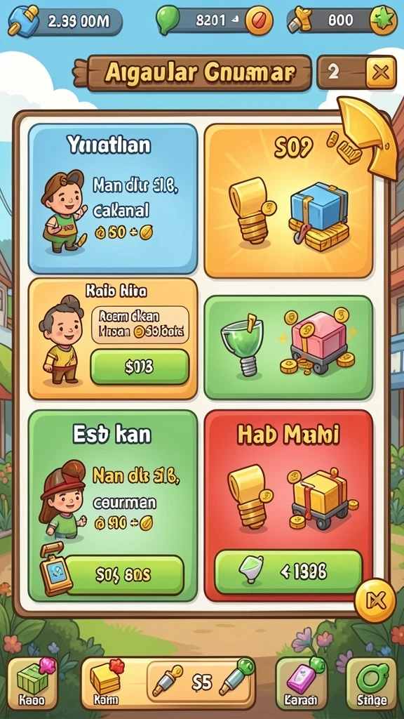 Karakter unik dengan kemampuan spesial yang berbeda.