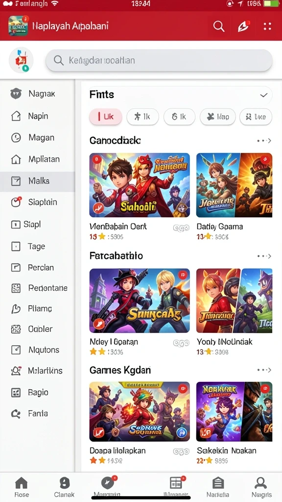 Screenshot menarik dari dunia misterius yang bisa dijelajahi.