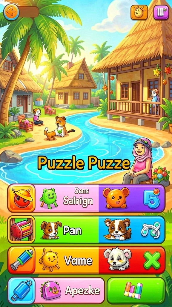 Screenshot menampilkan grafis permainan yang mengesankan.