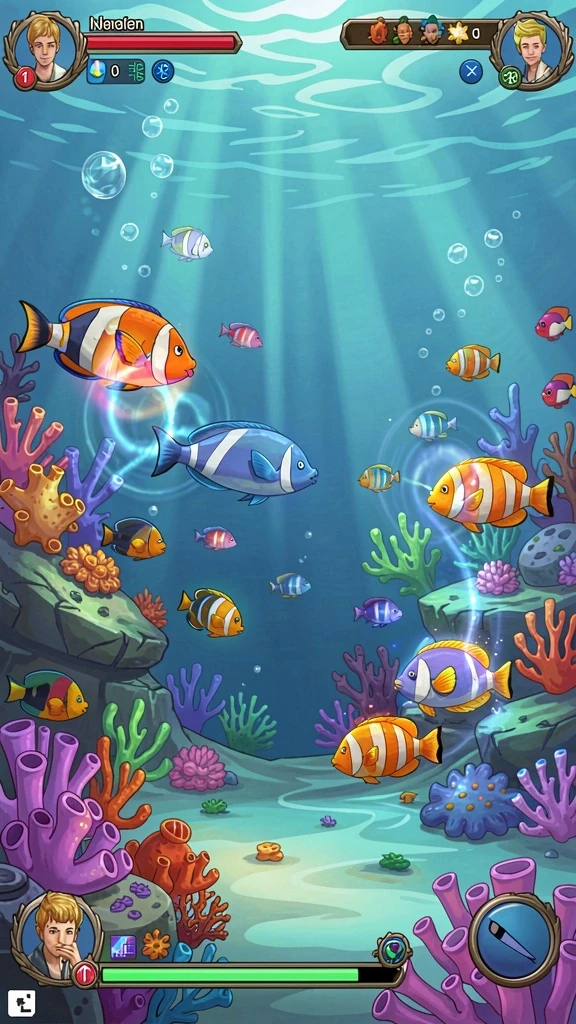 Screenshot 2: Level permainan yang penuh warna dan tantangan.