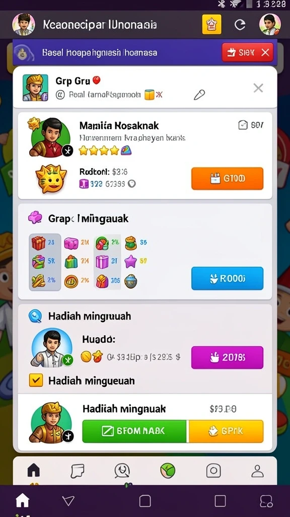 Tampilan antarmuka yang ramah pengguna dan menarik.