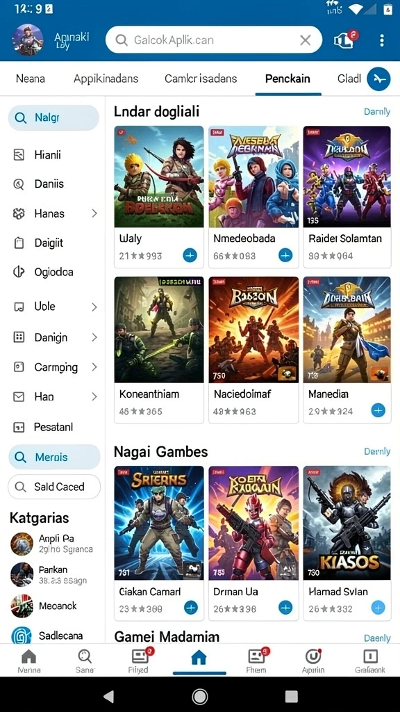 Karakter dengan berbagai pilihan kostum yang unik.