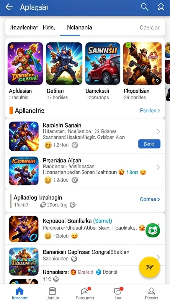 Berbagai item power-up yang membantu pemain.