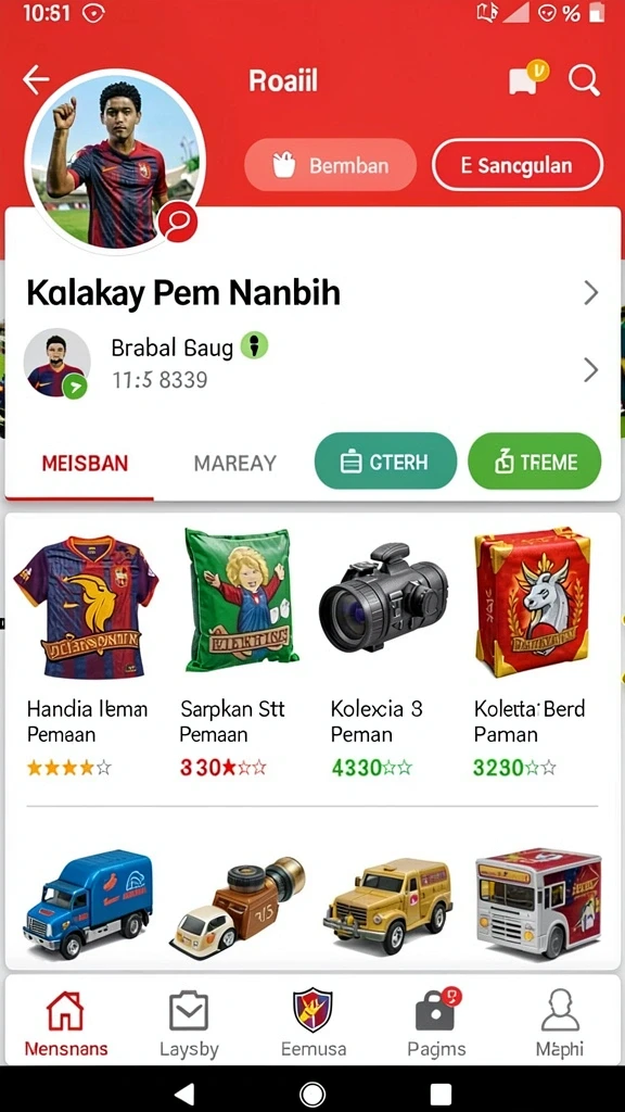 Tampilan permainan slot yang menawan.