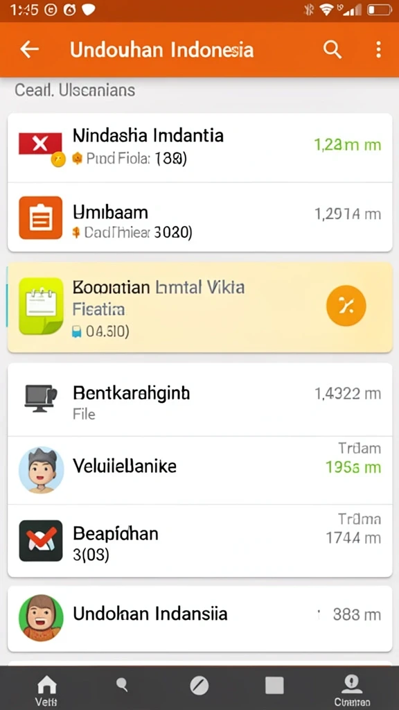 Tampilan leaderboard dengan kompetisi seru.