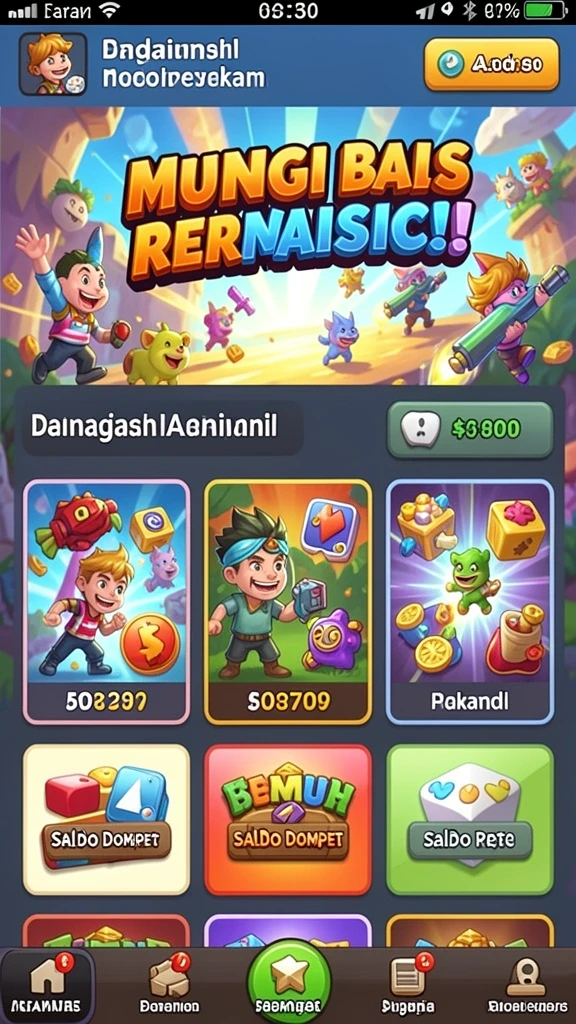 Pengaturan permainan yang mudah dan intuitif.
