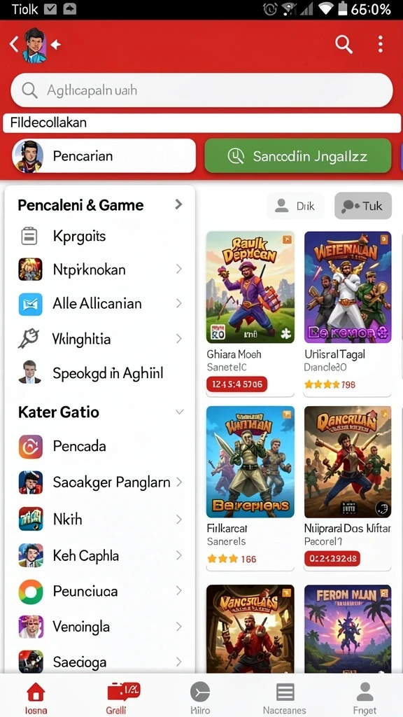 Fitur sosial yang memungkinkan interaksi antar pemain.