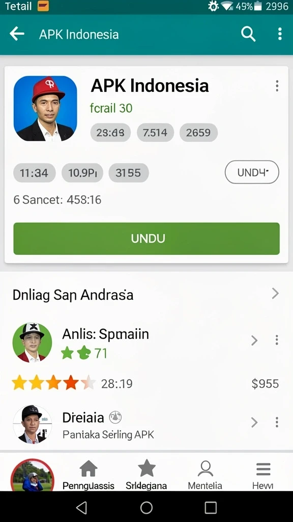 Tampilan antarmuka yang ramah pengguna.