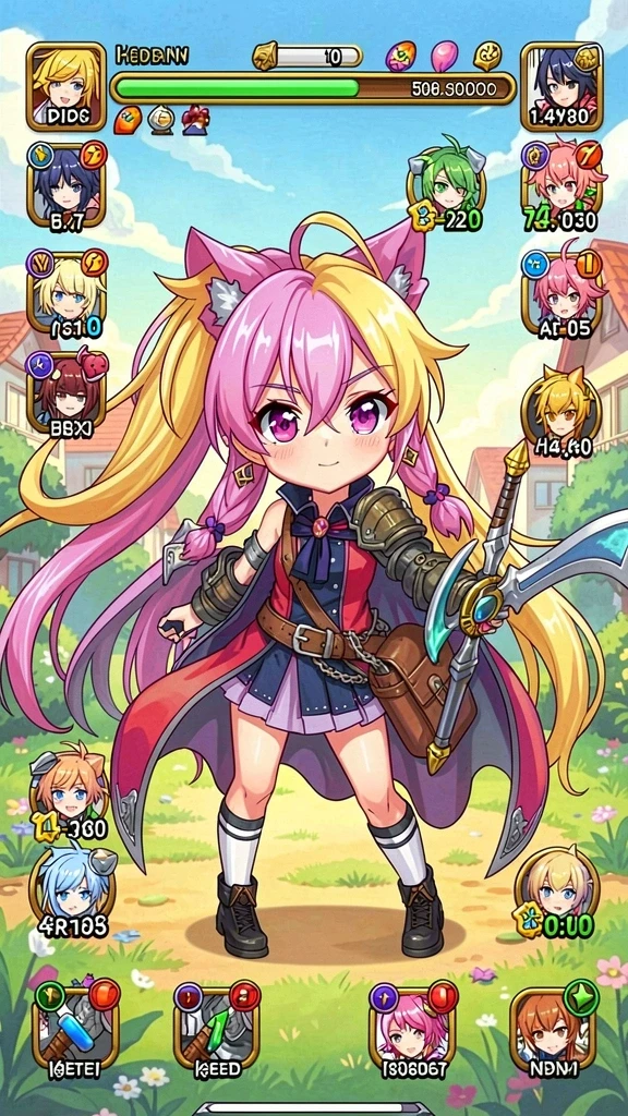 Screenshot permainan slot dengan fitur bonus menarik.
