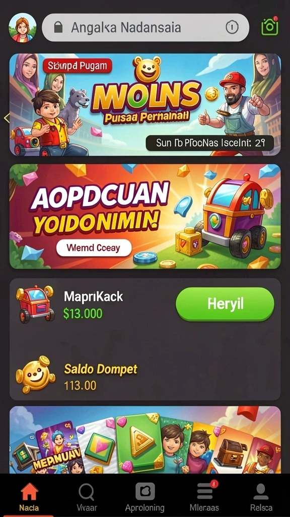 Hadiah menarik menanti bagi setiap pemain yang berhasil.