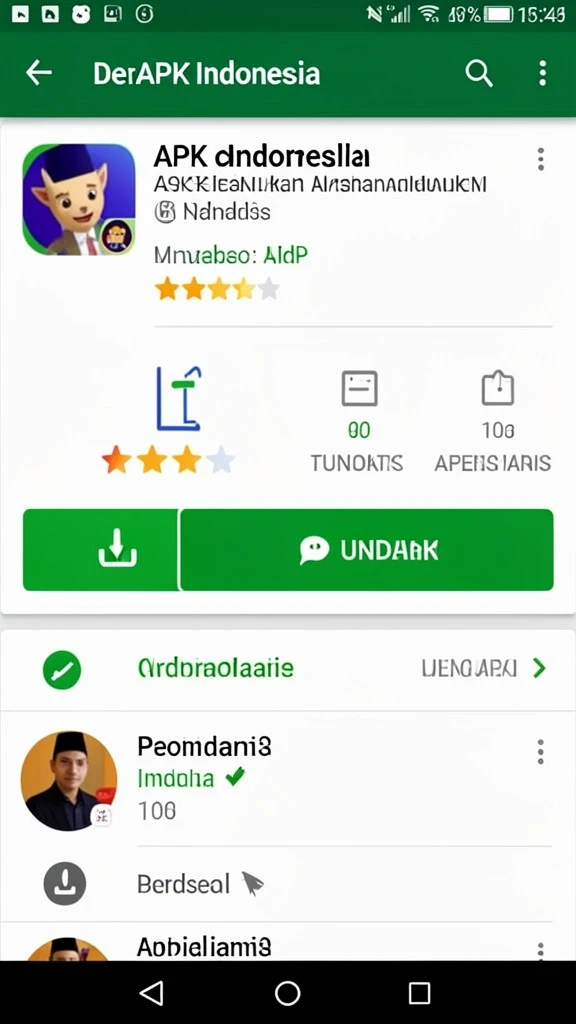 Tampilan awal aplikasi PARIS88 yang menarik.
