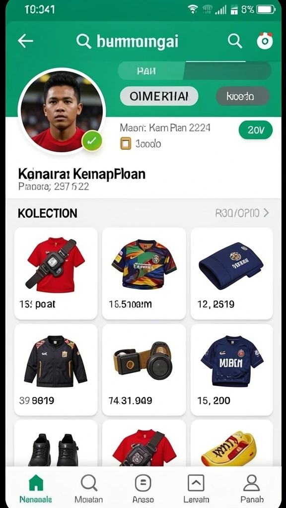 Tampilan awal yang menarik dan mudah dinavigasi.