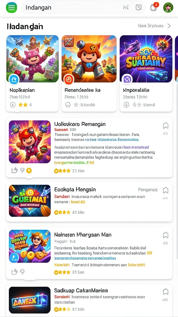Grafis yang cerah dan menarik perhatian.