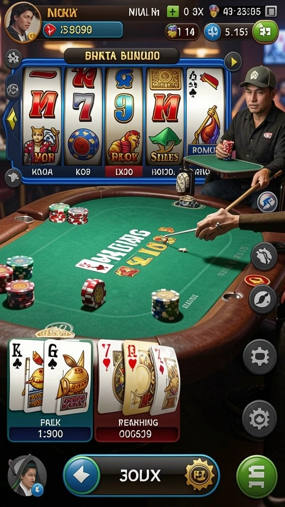 Tampilan antarmuka utama ROBINTOGEL yang menarik.