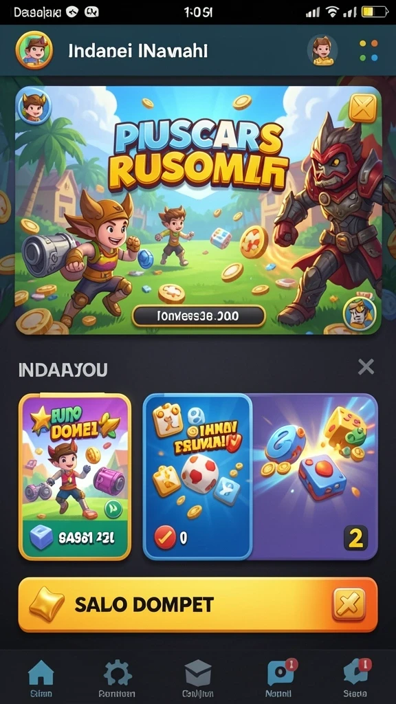 Fitur live chat yang memungkinkan interaksi antar pemain.