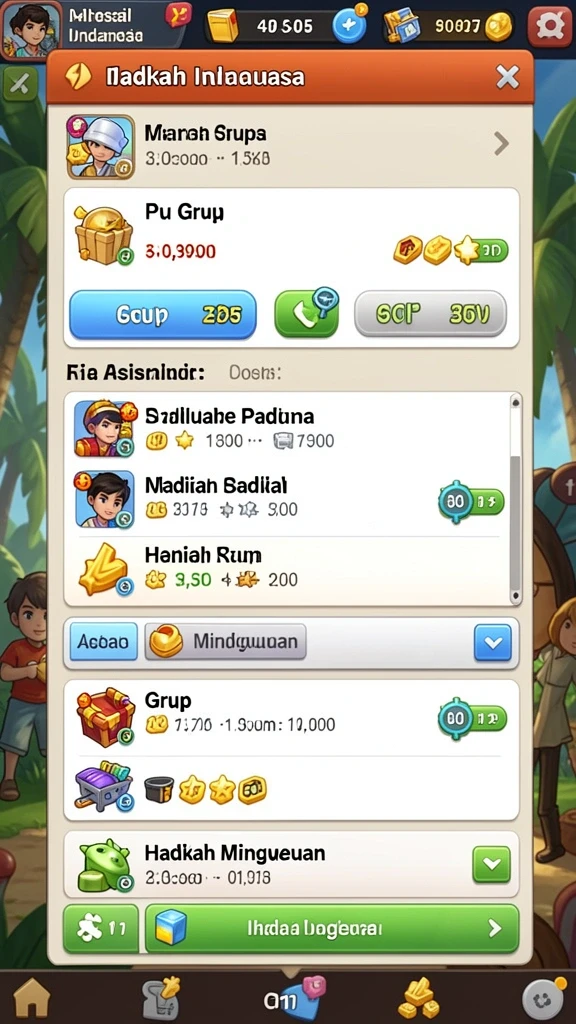 Fitur mode permainan yang bervariasi dan seru.