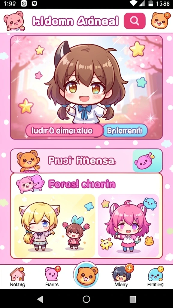 Ilustrasi grafik yang memukau dari dunia RPGAME.