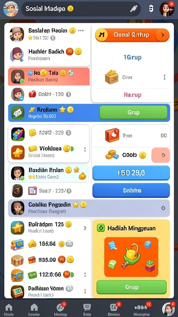 Tampak gameplay yang seru dengan tantangan level.