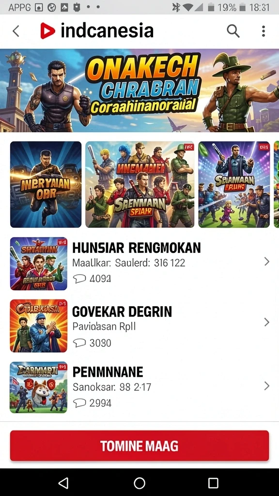 Tampilan antarmuka yang modern dan mudah digunakan.