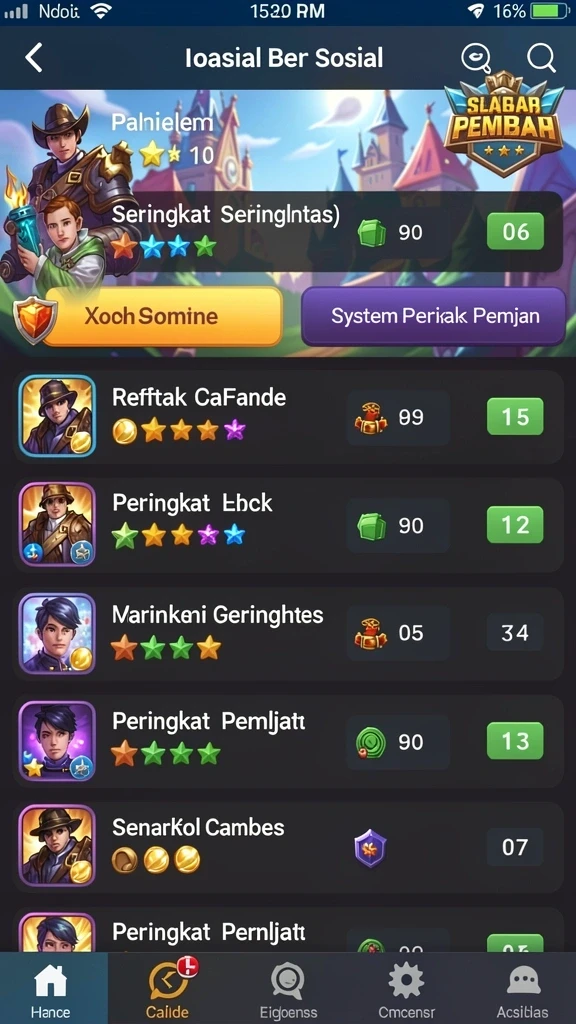 Fitur kustomisasi karakter yang lengkap dan menarik.
