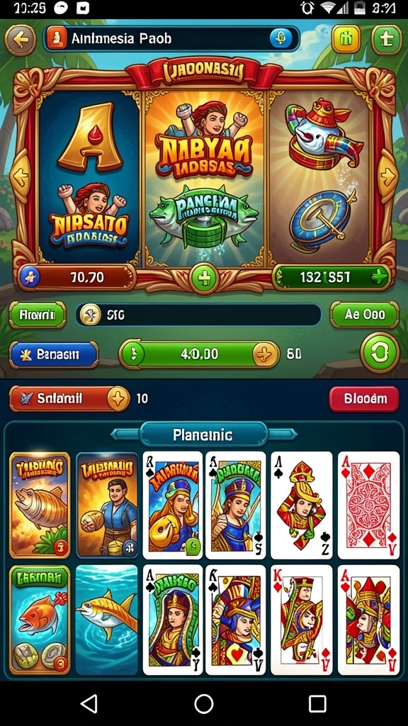 Tampilan permainan slot yang memukau dengan banyak pilihan tema.