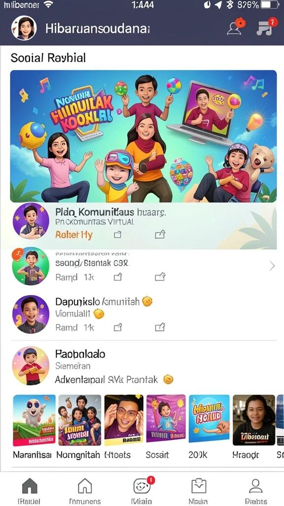 Tampilan antarmuka yang ramah pengguna.