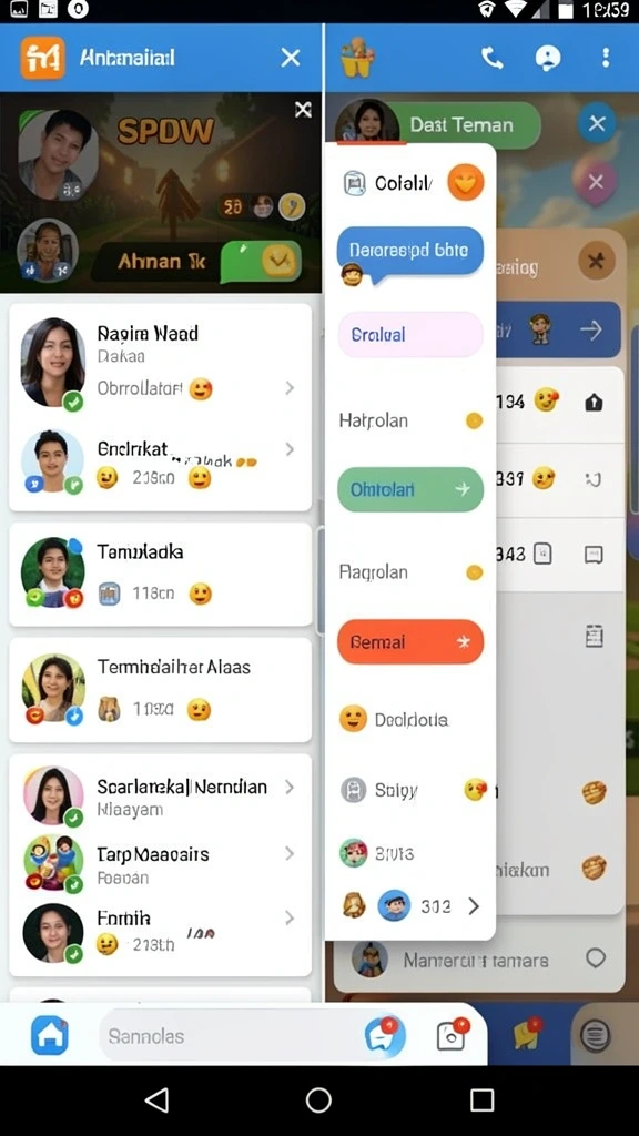 Sistem pertarungan yang dinamis dan seru.